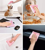 Reusable Kitchen Cleaning Cloth Roll | Absorbent Microfiber Towels