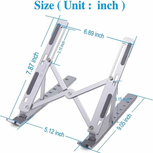 foldable aluminum laptop stand