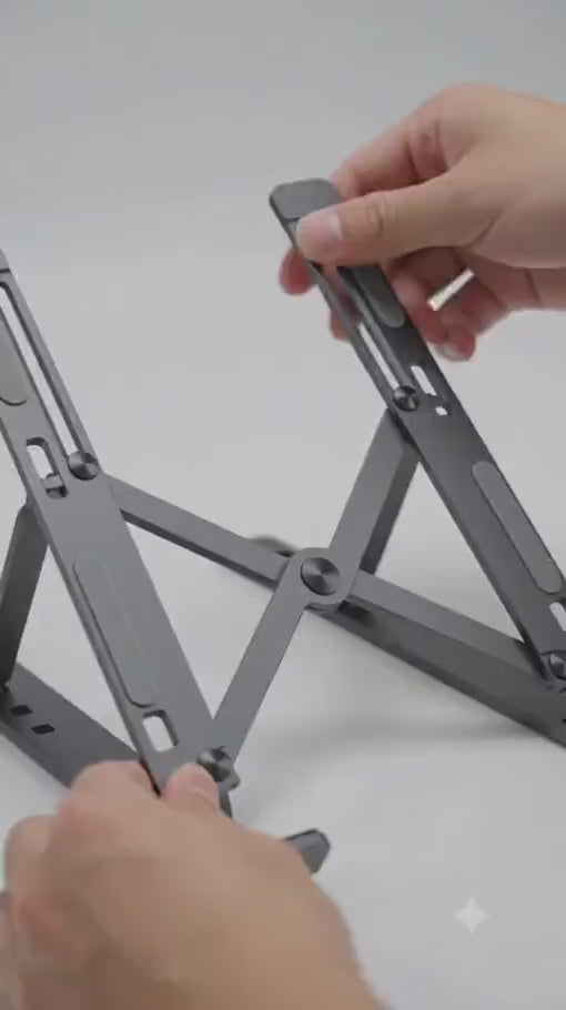 foldable aluminum laptop stand