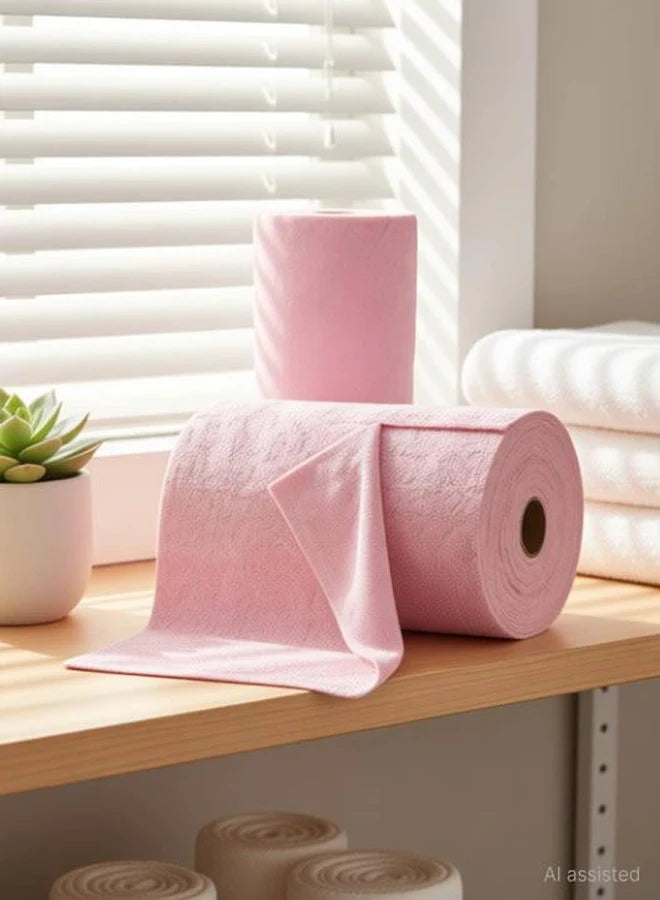 Reusable Kitchen Cleaning Cloth Roll | Absorbent Microfiber Towels